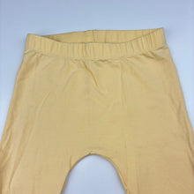 Load image into Gallery viewer, Unisex Anko, yellow stretch cotton leggings, elasticated, EUC, size 1,  