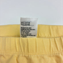 Load image into Gallery viewer, Unisex Anko, yellow stretch cotton leggings, elasticated, EUC, size 1,  