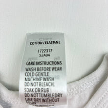 Load image into Gallery viewer, Unisex Dymples, white stretch cotton singletsuit, EUC, size 000,  