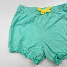 Load image into Gallery viewer, Girls Target, turquoise cotton bloomers, elasticated, EUC, size 00,  