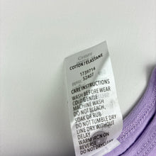 Load image into Gallery viewer, Girls Dymples, purple stretch cotton bodysuit, EUC, size 000,  