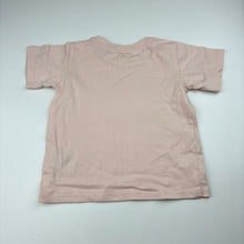 Load image into Gallery viewer, Girls Cotton On Baby, pink cotton t-shirt, bow graphic, EUC, size 2,  