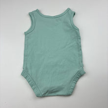 Load image into Gallery viewer, Unisex Dymples, mint stretch cotton singletsuit, GUC, size 00,  