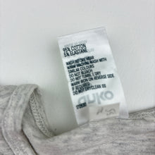 Load image into Gallery viewer, Unisex Anko, grey stretch cotton bodysuit, EUC, size 000,  