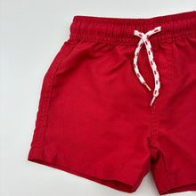 Load image into Gallery viewer, Boys Anko, red board shorts, elasticated, GUC, size 1,  