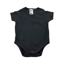 Load image into Gallery viewer, Unisex Anko, charcoal stretch cotton bodysuit, EUC, size 000,  