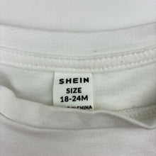 Load image into Gallery viewer, Girls SHEIN, white t-shirt, bow, GUC, size 2,  