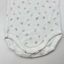 Load image into Gallery viewer, Girls Anko, white cotton floral singletsuit, EUC, size 0,  