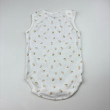Load image into Gallery viewer, Girls Anko, white cotton floral singletsuit, EUC, size 0,  