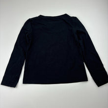 Load image into Gallery viewer, Unisex H&amp;M, black long sleeve t-shirt, EUC, size 5-6,  