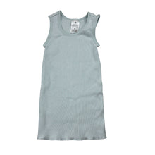 Load image into Gallery viewer, Unisex Target, blue organic cotton singlet, GUC, size 0,  