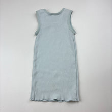 Load image into Gallery viewer, Unisex Target, blue organic cotton singlet, GUC, size 0,  