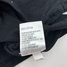 Load image into Gallery viewer, Unisex Anko, plain black cotton t-shirt, GUC, size 3,  