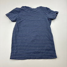 Load image into Gallery viewer, Unisex Target, blue stretch organic cotton t-shirt, GUC, size 2,  