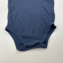 Load image into Gallery viewer, Unisex Target, navy organic cotton bodysuit, GUC, size 1,  