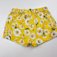 Load image into Gallery viewer, Girls Mayoral, floral cotton shorts, elasticated, EUC, size 0-1,  