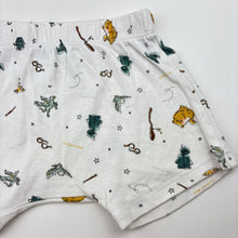 Load image into Gallery viewer, Unisex Harry Potter, cotton shorts, elasticated, GUC, size 0,  