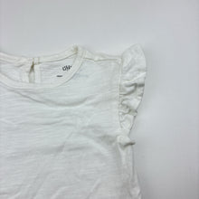 Load image into Gallery viewer, Girls Little Me, white cotton top, EUC, size 0-1,  