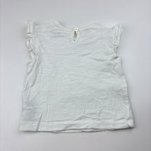 Load image into Gallery viewer, Girls Little Me, white cotton top, EUC, size 0-1,  