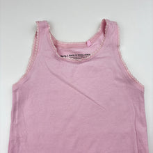Load image into Gallery viewer, Girls Anko, pink stretch cotton singlet, GUC, size 2-3,  