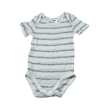 Load image into Gallery viewer, Unisex Anko, striped cotton bodysuit, GUC, size 0,  