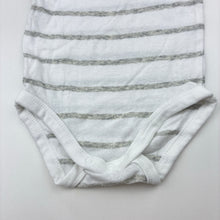 Load image into Gallery viewer, Unisex Anko, striped cotton bodysuit, GUC, size 0,  