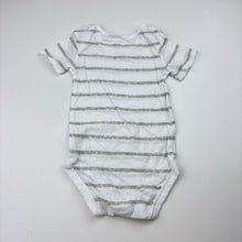 Load image into Gallery viewer, Unisex Anko, striped cotton bodysuit, GUC, size 0,  