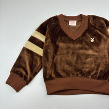 Load image into Gallery viewer, Unisex Grubbys, vintage velour sweater, EUC, size 3,  