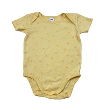 Load image into Gallery viewer, Unisex Anko, yellow cotton bodysuit, seashells, EUC, size 1,  