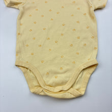 Load image into Gallery viewer, Unisex Anko, yellow cotton bodysuit, seashells, EUC, size 1,  