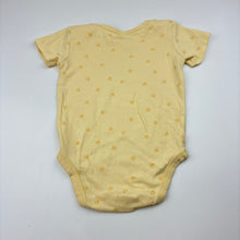 Load image into Gallery viewer, Unisex Anko, yellow cotton bodysuit, seashells, EUC, size 1,  