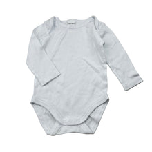 Load image into Gallery viewer, Unisex Baby Berry, white cotton long sleeve bodysuit, EUC, size 0,  