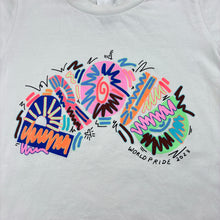 Load image into Gallery viewer, Unisex Bonds, cotton t-shirt, World Pride, GUC, size 5,  