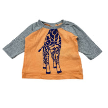 Load image into Gallery viewer, Unisex Cotton On Baby, cotton long sleeve t-shirt, giraffe, GUC, size 0000,  