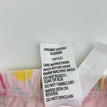 Load image into Gallery viewer, Girls Dymples, stretch organic cotton leggings, elasticated, butterfly, GUC, size 1,  