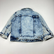 Load image into Gallery viewer, Unisex Cotton On, blue stretch denim jacket, FUC, size 2,