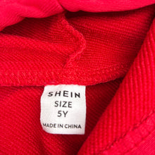 Load image into Gallery viewer, Boys SHEIN, red lightweight hoodie sweater, basketball, GUC, size 5,