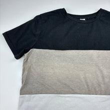 Load image into Gallery viewer, Boys SHEIN, black, white &amp; grey t-shirt, FUC, size 11-12,