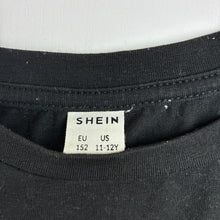 Load image into Gallery viewer, Boys SHEIN, black, white &amp; grey t-shirt, FUC, size 11-12,