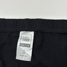 Load image into Gallery viewer, Girls Clothing &amp; CO, black stretchy leggings, GUC, size 12,
