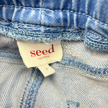 Load image into Gallery viewer, Boys Seed, stretch knit denim jogger pants, elasticated, FUC, size 7,