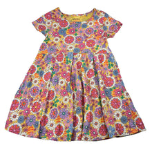 Load image into Gallery viewer, Girls Anko, floral cotton dress, GUC, size 5, L: 55cm