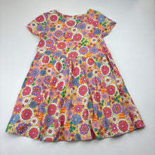Load image into Gallery viewer, Girls Anko, floral cotton dress, GUC, size 5, L: 55cm