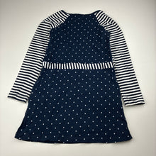 Load image into Gallery viewer, Girls Emerson, cotton long sleeve dress, FUC, size 6, L: 53cm