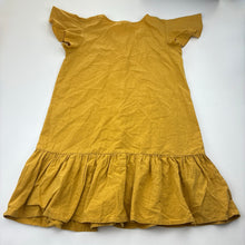 Load image into Gallery viewer, Girls Cotton On, mustard cotton blend dress, EUC, size 9-10, L: 68cm