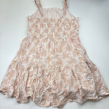 Load image into Gallery viewer, Girls Miss Mango, cotton lined viscose dress, GUC, size 16, L: 75.5cm