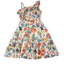 Load image into Gallery viewer, Girls MNG, floral cotton dress, EUC, size 11-12, L: 82.5cm
