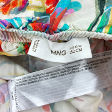 Load image into Gallery viewer, Girls MNG, floral cotton dress, EUC, size 11-12, L: 82.5cm