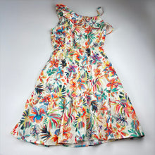 Load image into Gallery viewer, Girls MNG, floral cotton dress, EUC, size 11-12, L: 82.5cm