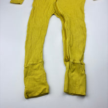 Load image into Gallery viewer, Unisex Bonds, yellow cotton waffle pyjama suit, FUC, size 3,